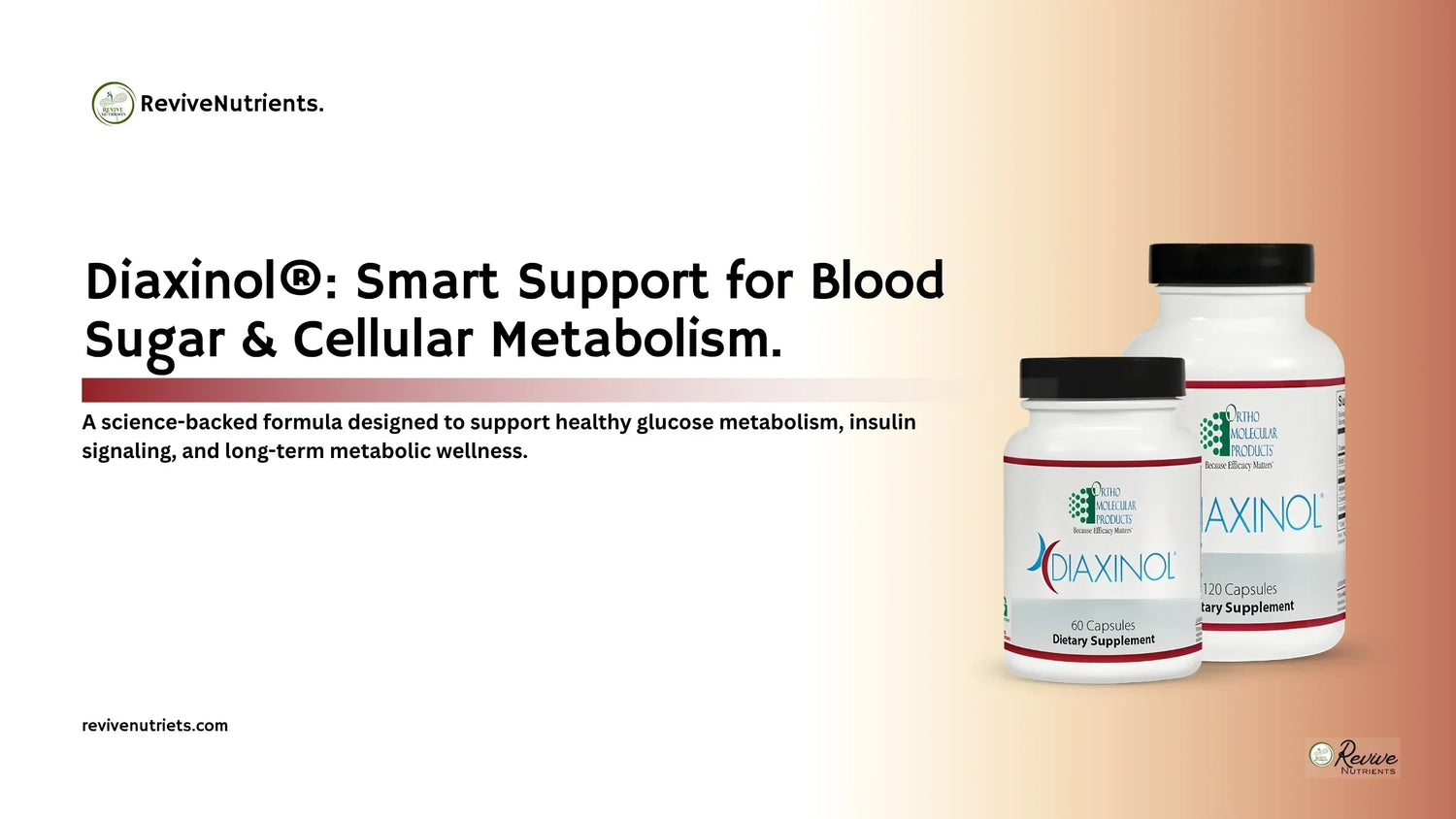 Diaxinol®: Smart Support for Blood Sugar & Cellular Metabolism.
