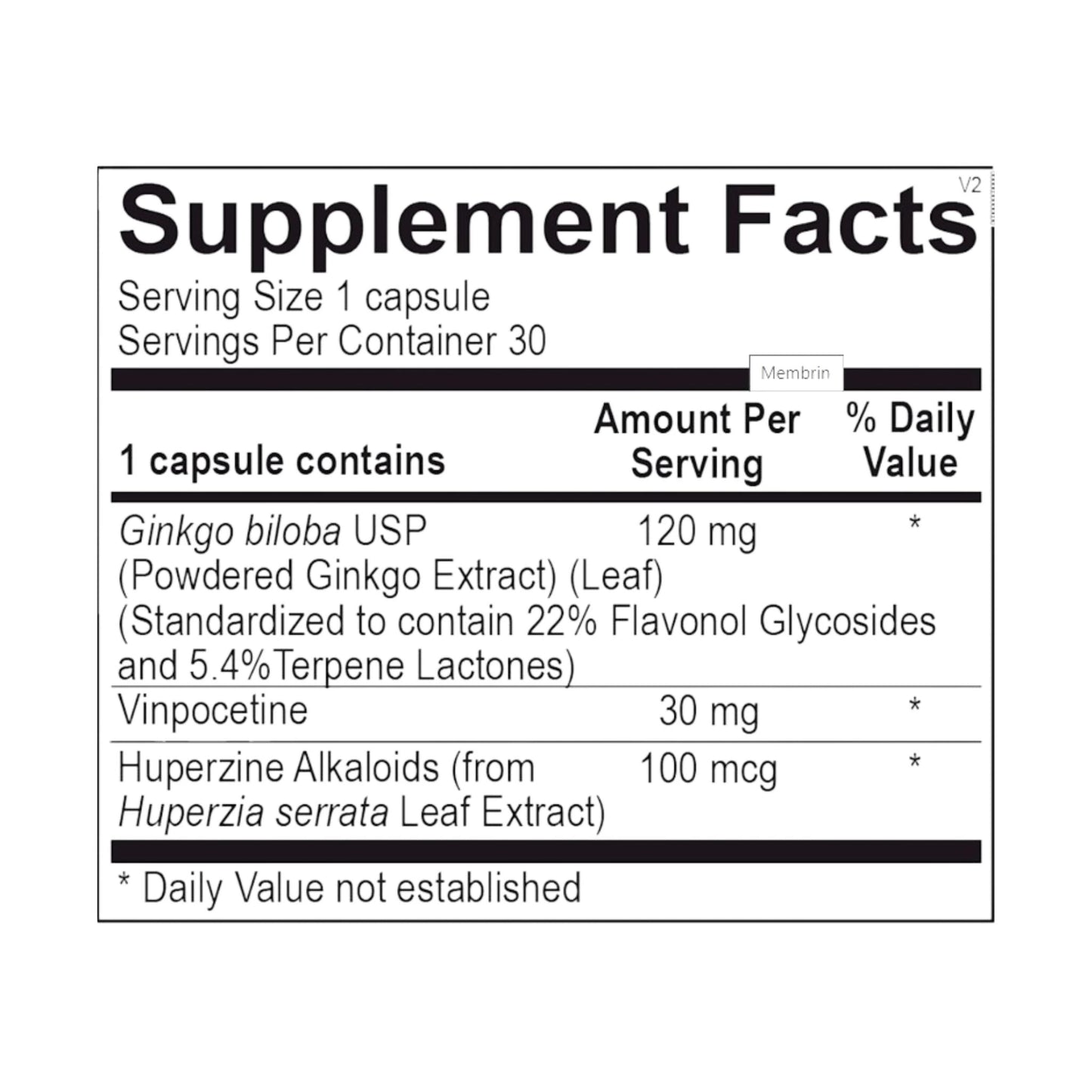 Membrin – 30 Capsules by Ortho Molecular Products