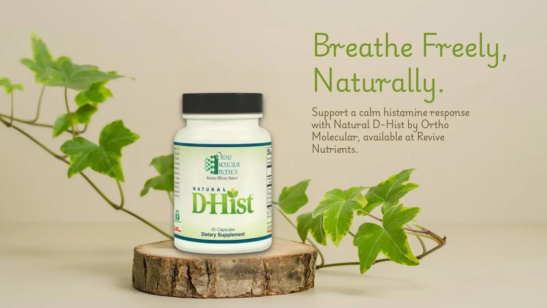 Natural D-Hist (40CT & 120CT) by OrthoMolecular at Revivenutrients.