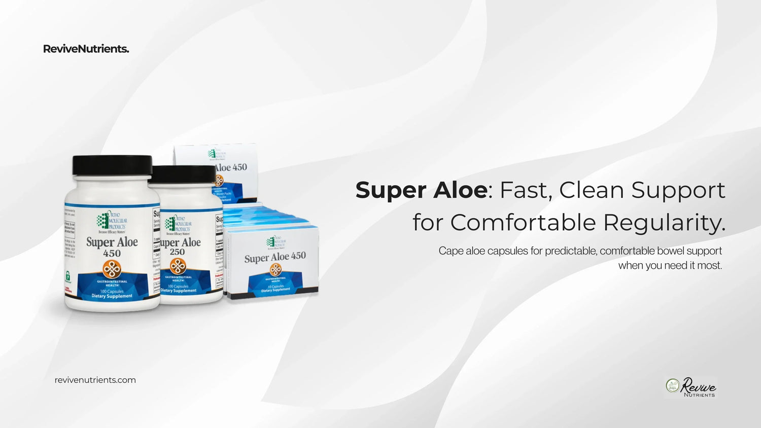 Super Aloe by OrthoMolecular at ReviveNutrients.