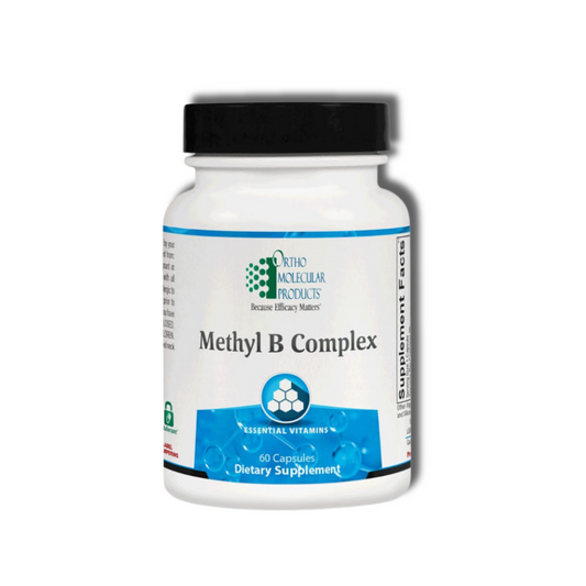 Methyl B Complex by Ortho Molecular Products (60 Capsules)Front side