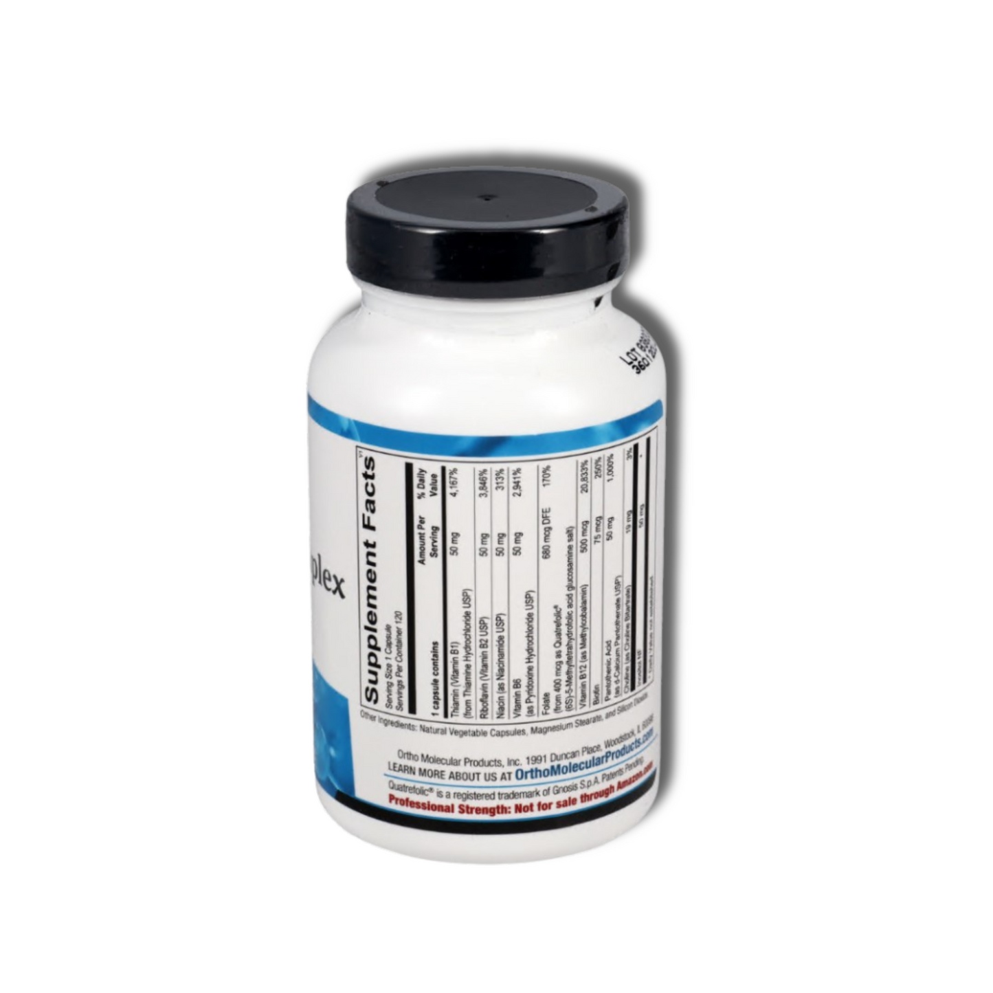 Methyl B Complex by Ortho Molecular Products (120 Capsules)