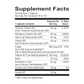Methyl B Complex by Ortho Molecular Products (60 Capsules)Suppliment facts