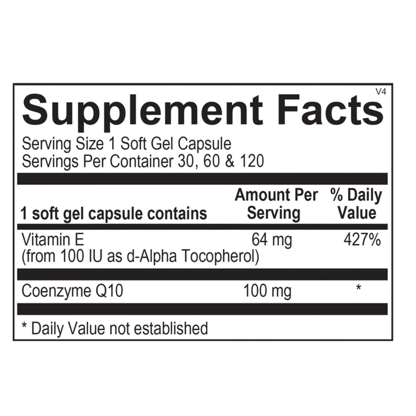 CoQ-10 100 mg Softgels by Ortho Molecular Products