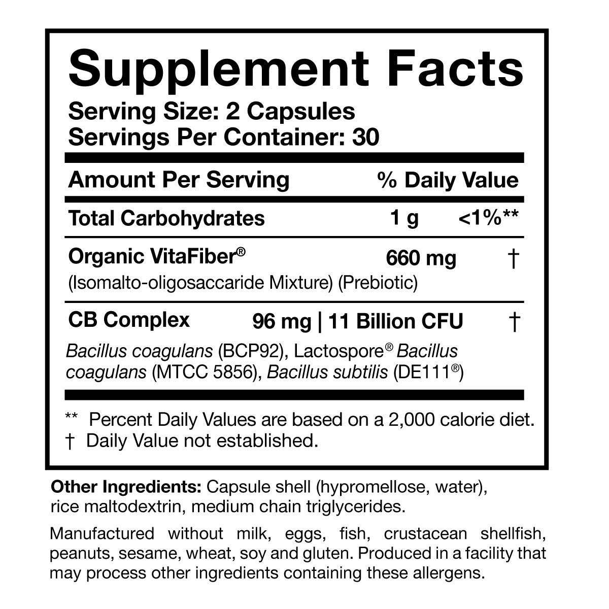CoreBiotic by Researched Nutritionals (60 Capsules)