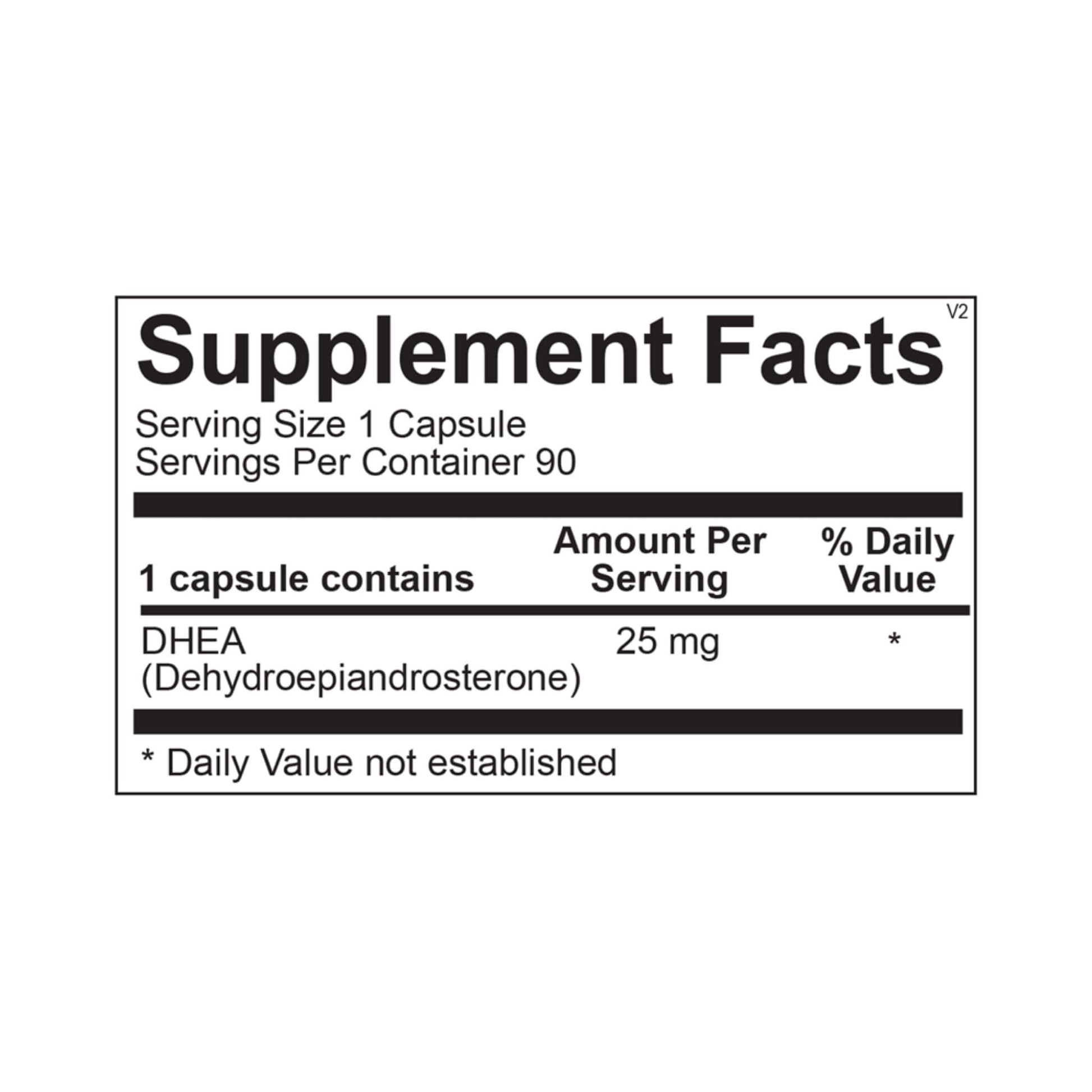 DHEA_25mg_90_Suppliment_Facts_by_ortho_molecular_Products