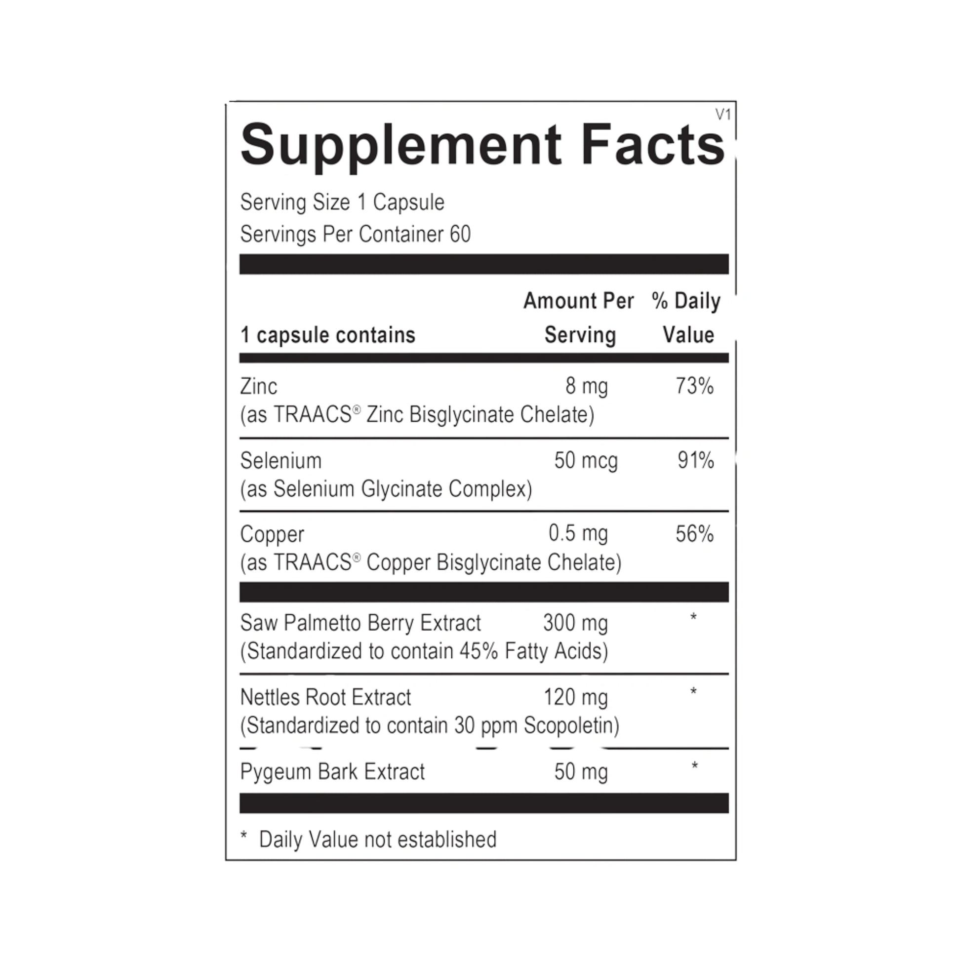 Prostatrol_Forte _Suppliment_Facts _by_ortho_molecular_Products 