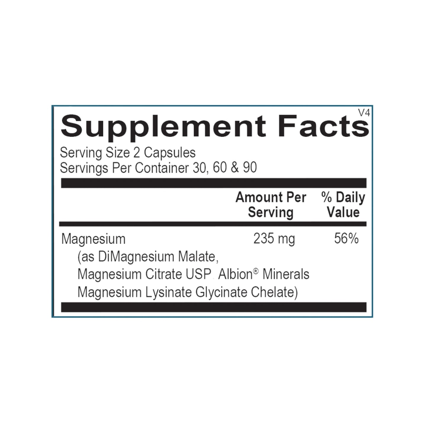 Reacted_Magnesium _Suppliment_Facts _by_ortho_molecular_Products 