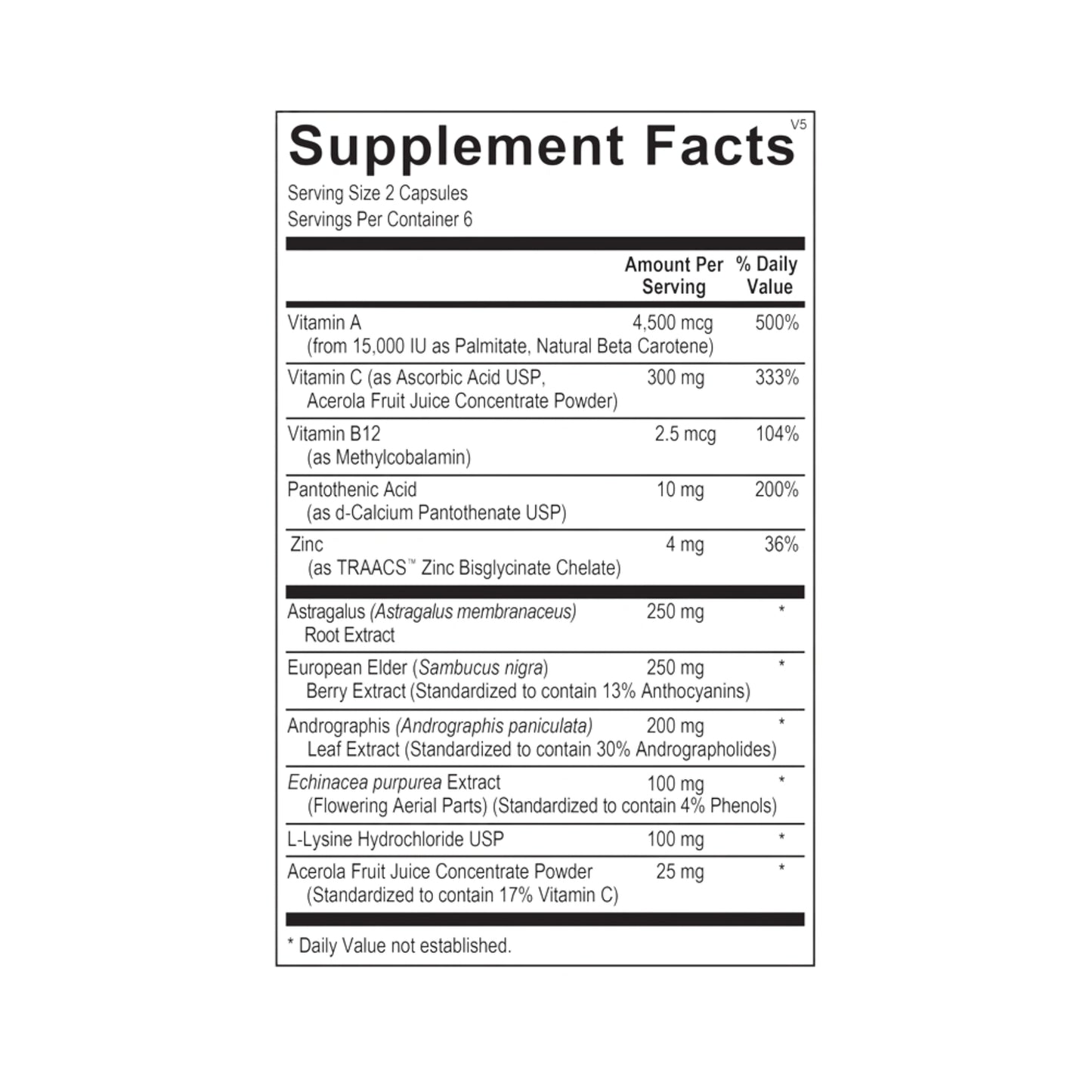  Viracid _Suppliment_Facts _by_ortho_molecular_Products 