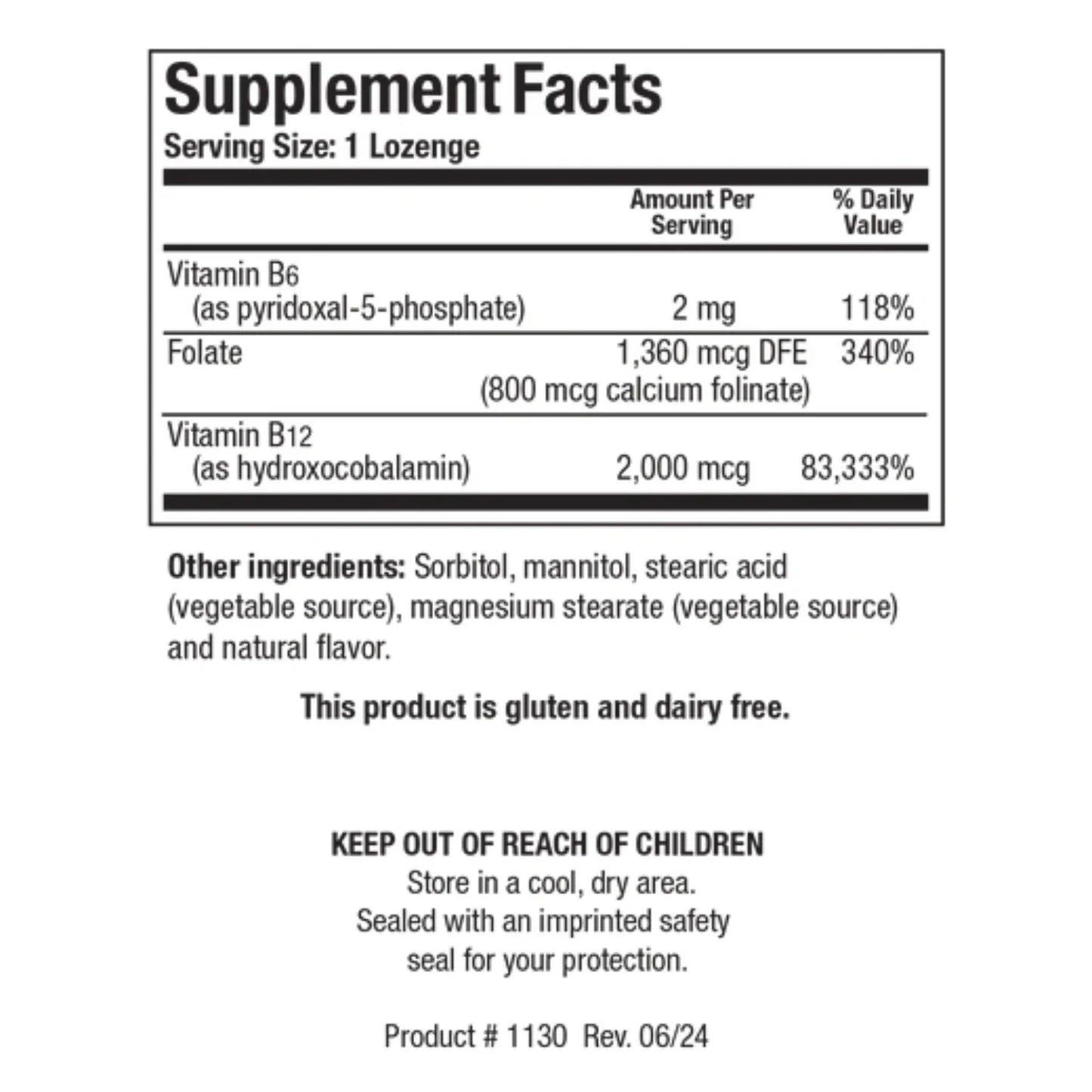 B12-2000 Lozenges - Biotics Research