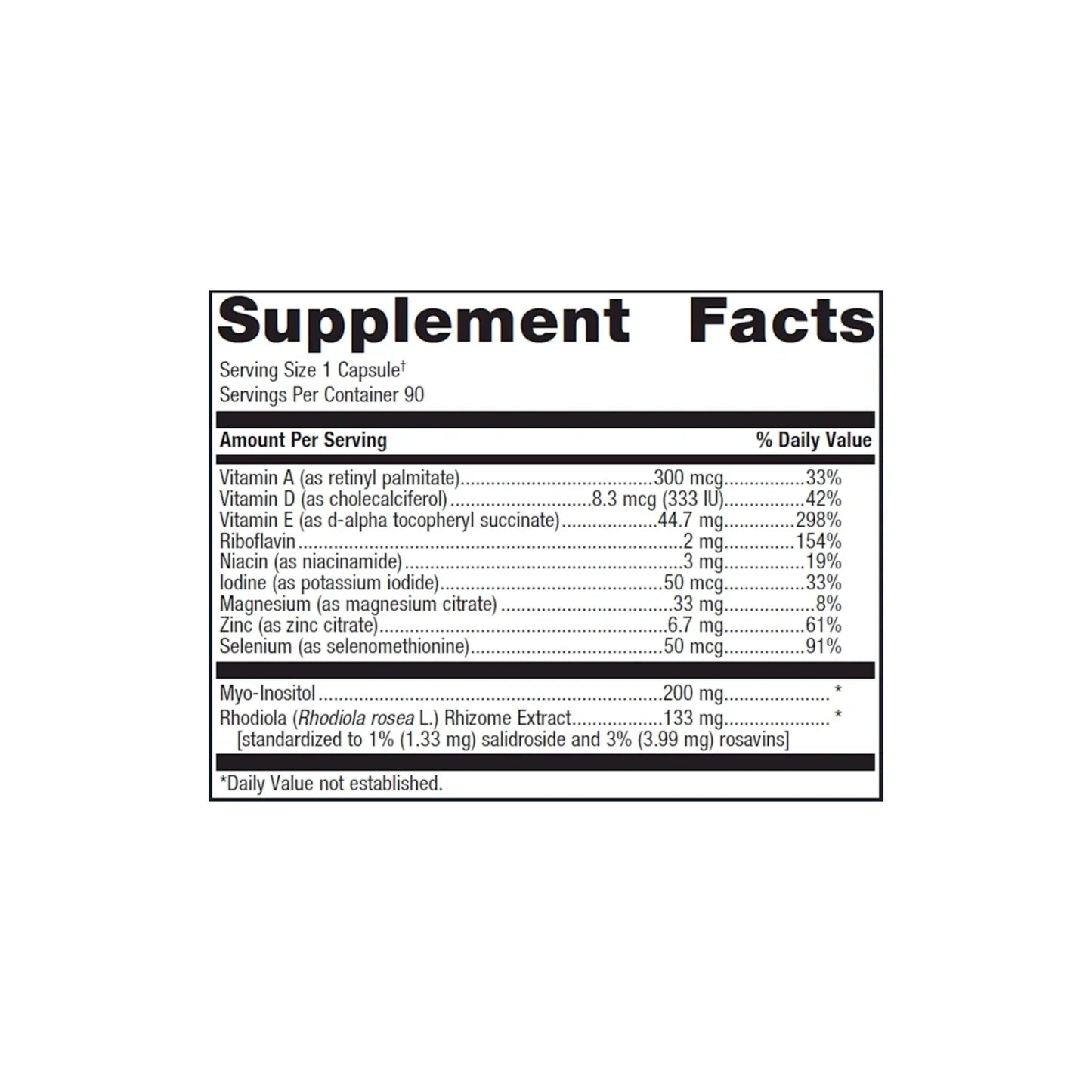 Thyrosol Capsules - Metagenics