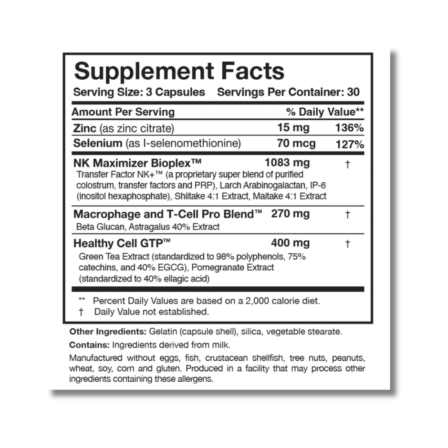 Transfer Factor Multi-Immune – 90 Capsules by Researched Nutritionals